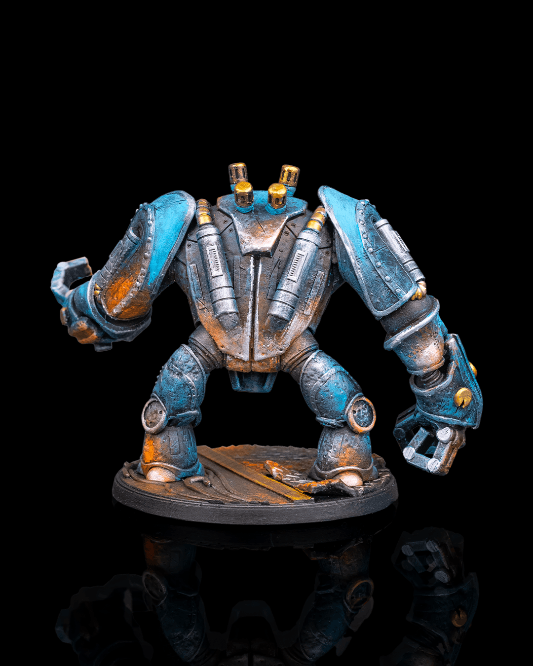 Golden Strider Golem — Tabletop Miniature | 32mm Resin Print | Ready to Paint
