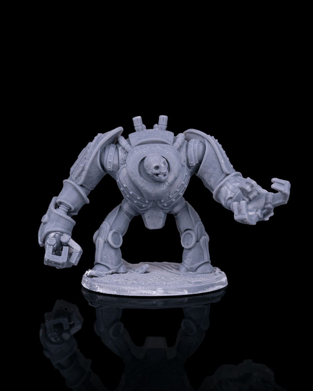 Golden Strider Golem — Tabletop Miniature | 32mm Resin Print | Ready to Paint
