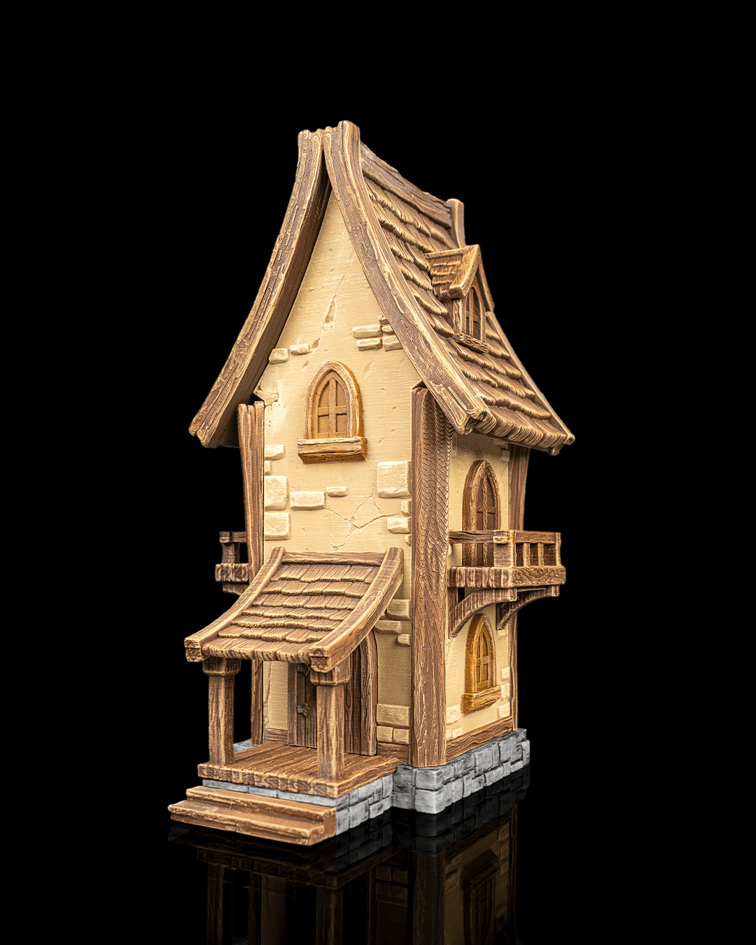 Harbor Inn — Terrain | FDM Print | Two-Storey Waterfront Building