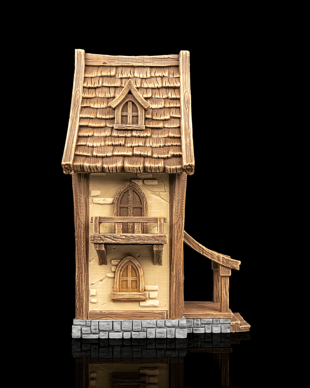 Harbor Inn — Terrain | FDM Print | Two-Storey Waterfront Building