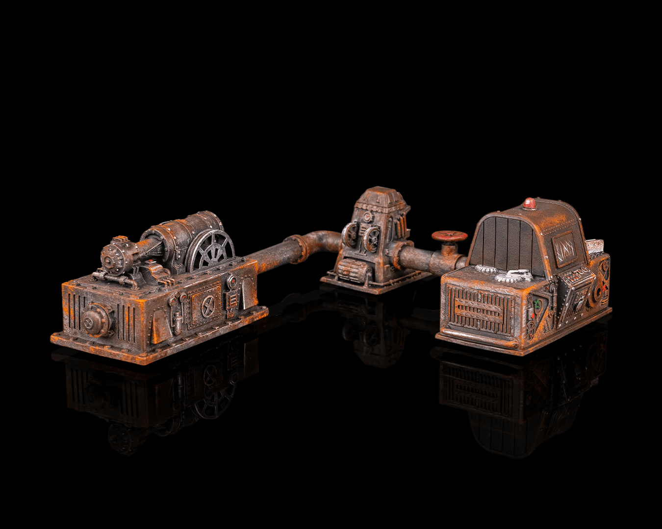 Ironworks of Aurumdell — Forge Props Set | Resin Print | Terrain & Scatter | Ready to Paint
