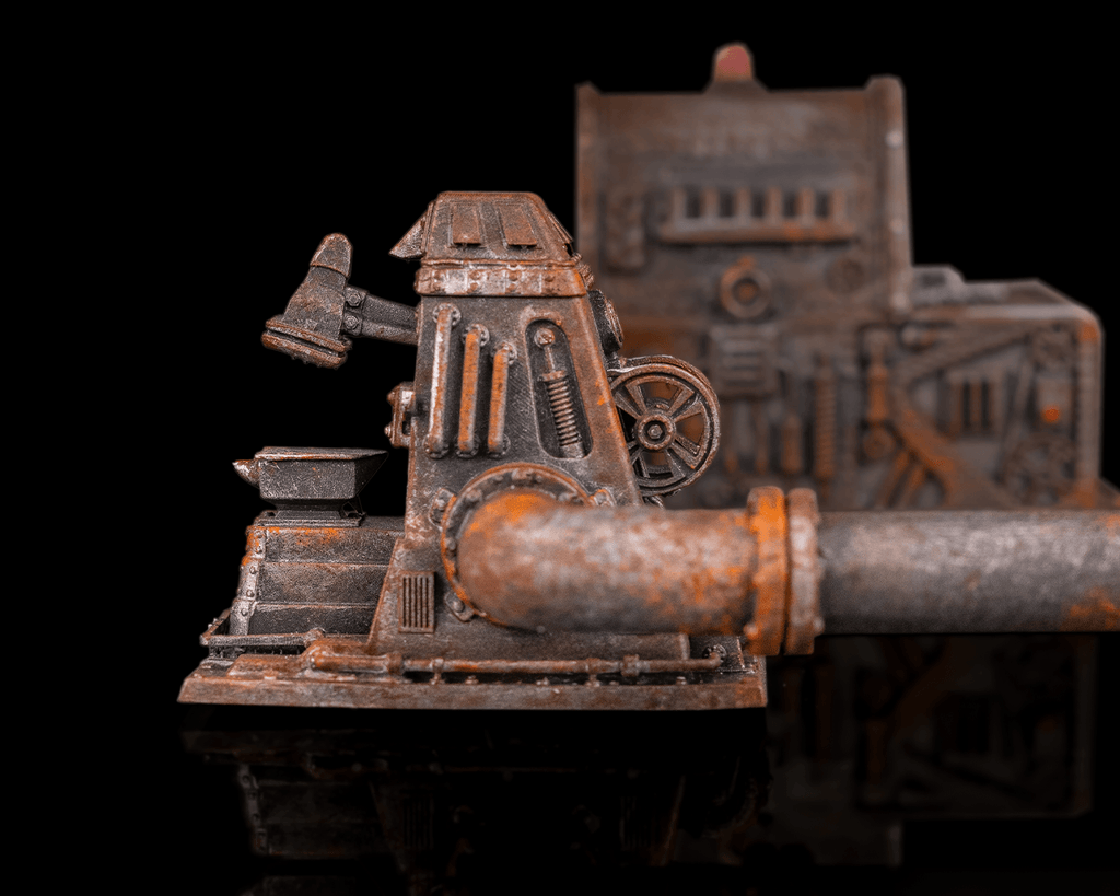 Ironworks of Aurumdell — Forge Props Set | Resin Print | Terrain & Scatter | Ready to Paint