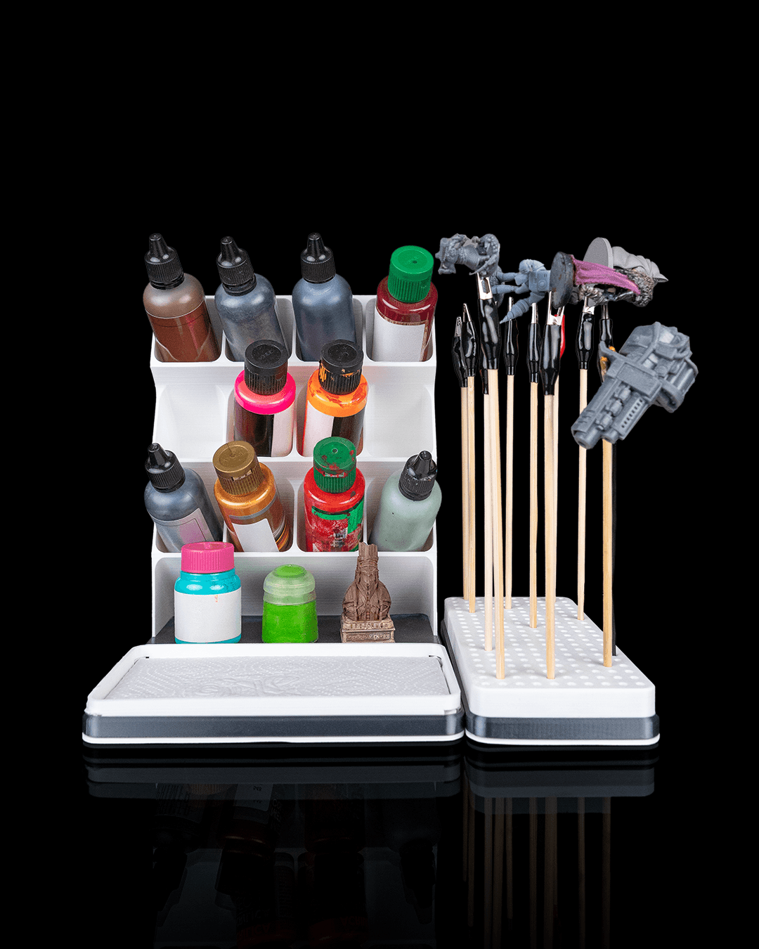 Mini Painter's Station Desk Organizer — Desk Accessories | FDM Print