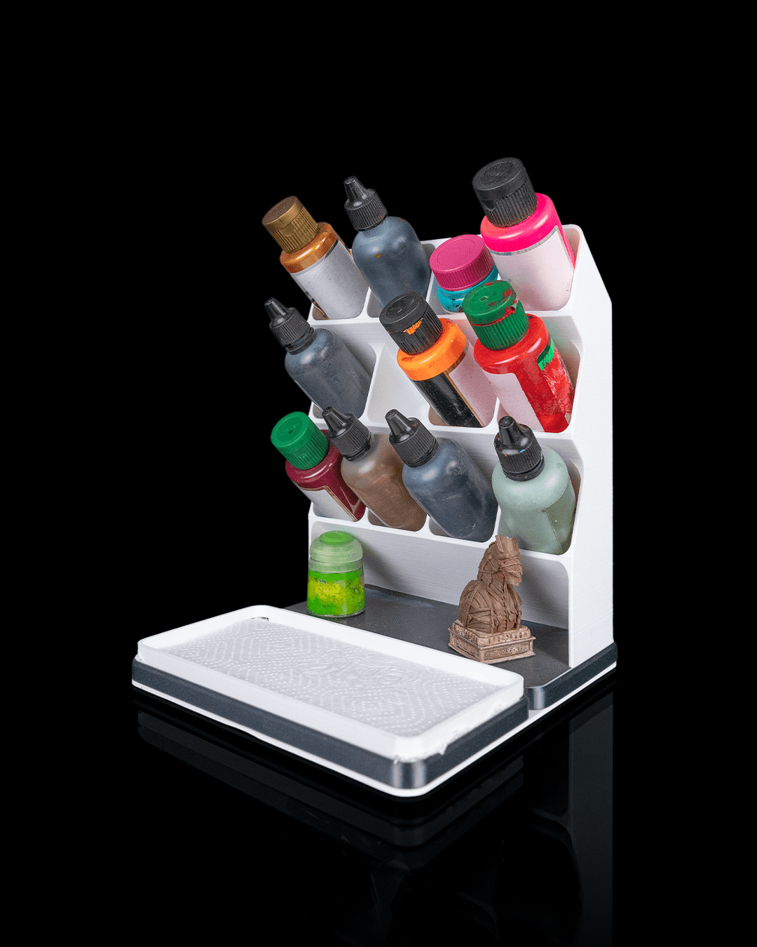 Mini Painter's Station Desk Organizer — Desk Accessories | FDM Print
