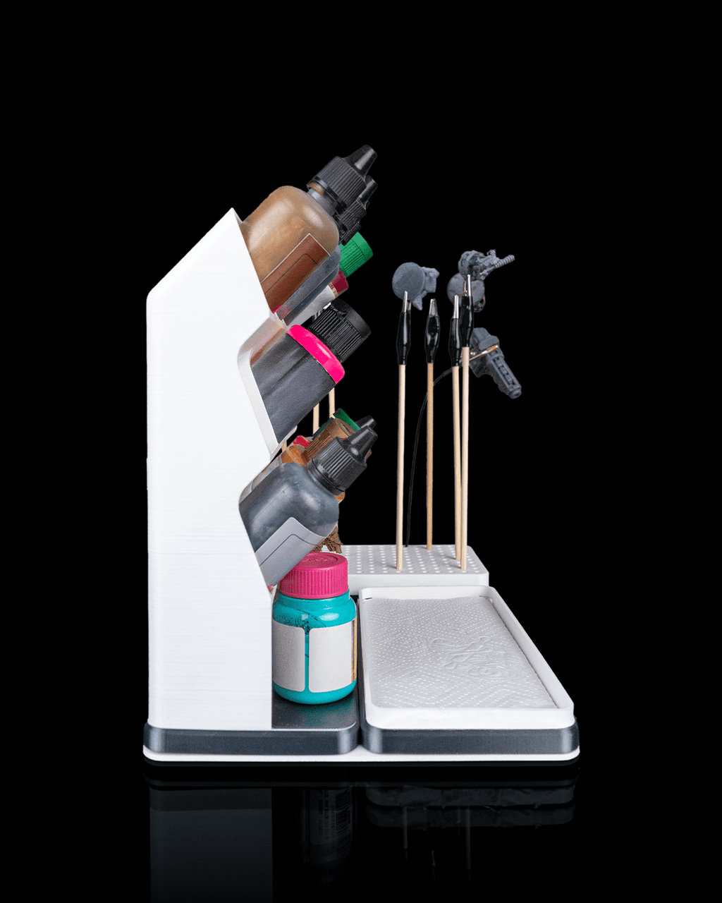 Mini Painter's Station Desk Organizer — Desk Accessories | FDM Print