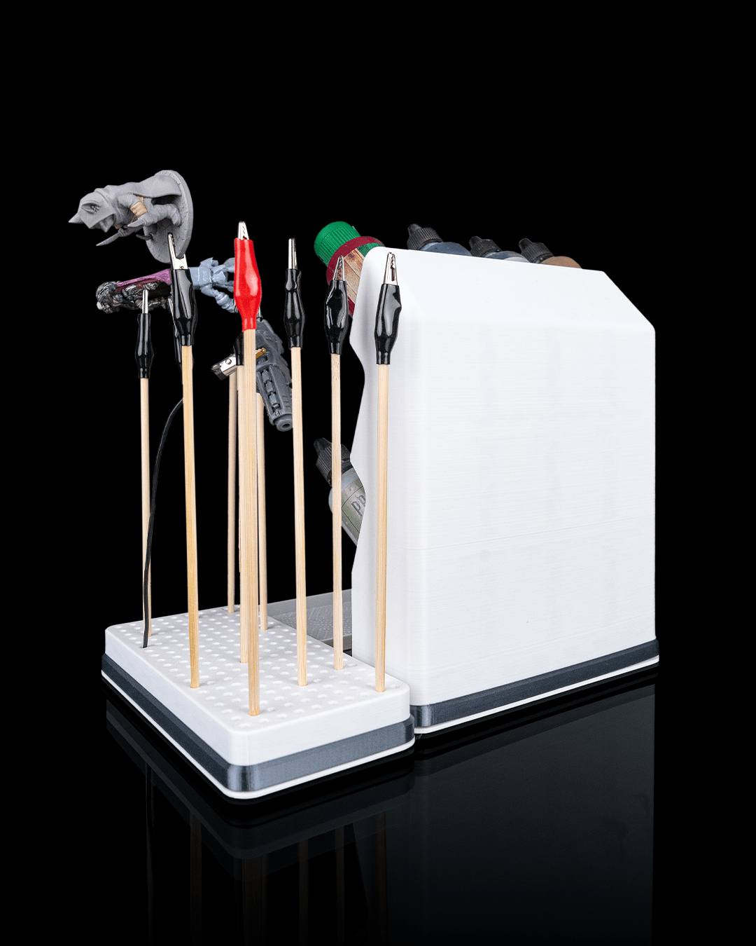 Mini Painter's Station Desk Organizer — Desk Accessories | FDM Print