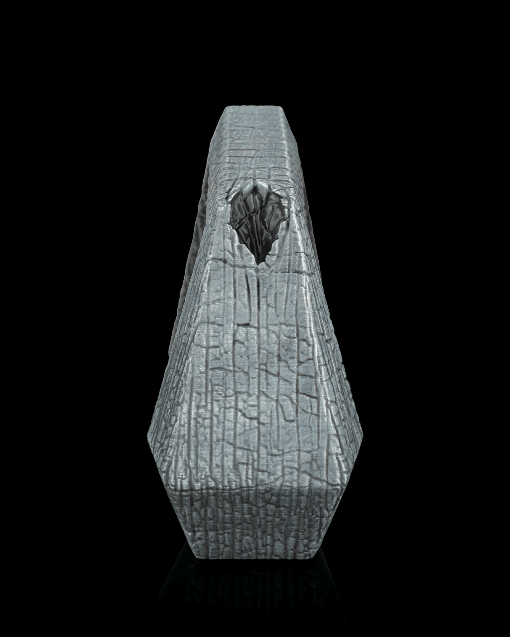 Obsidian Frame Self-Watering Planter — Geometric Sculptural Planter | FDM Print