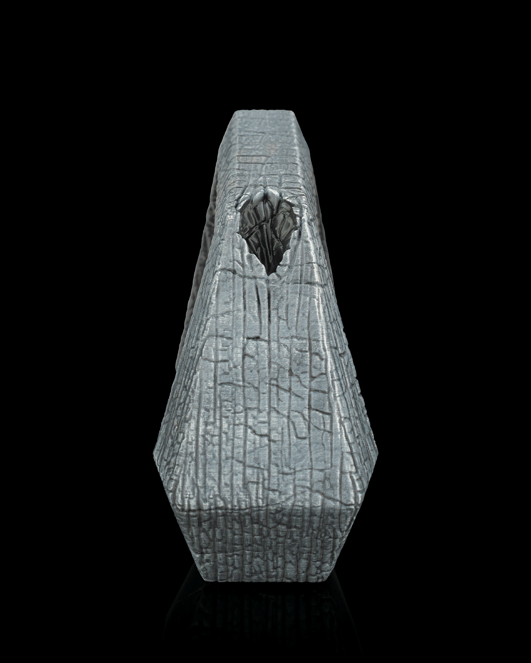Obsidian Frame Self-Watering Planter — Geometric Sculptural Planter | FDM Print