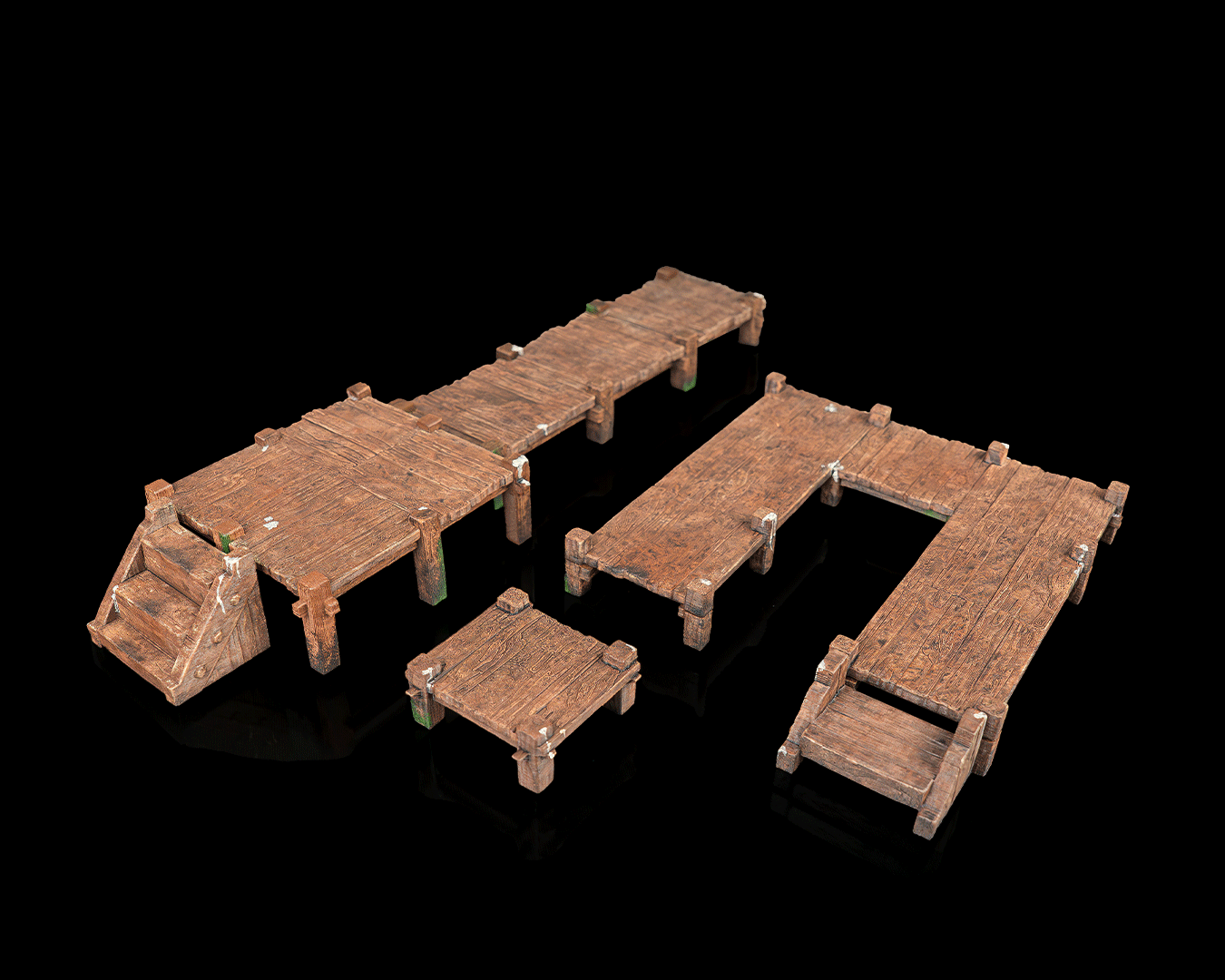 Old Docks — Modular Terrain Set | FDM Print