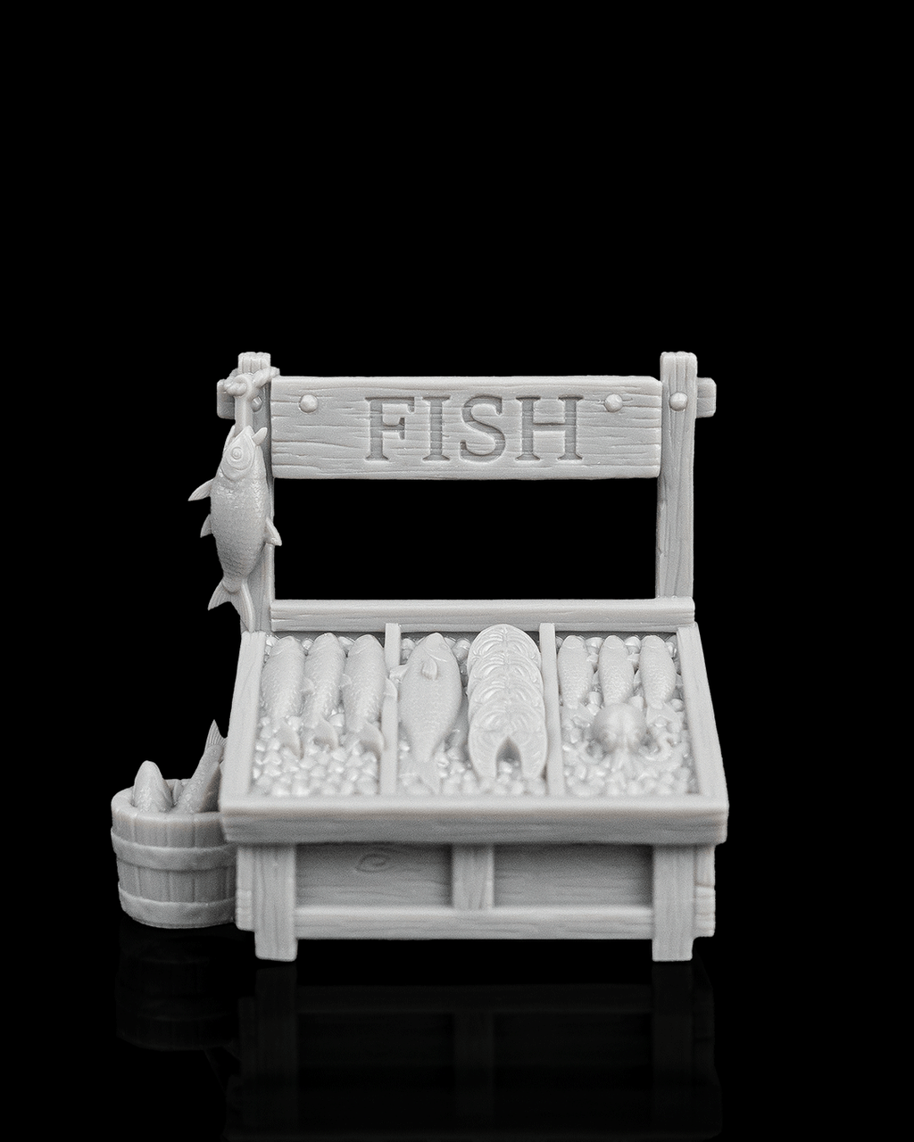 Port Scatter Pack — Resin Terrain Set | 8 Pieces