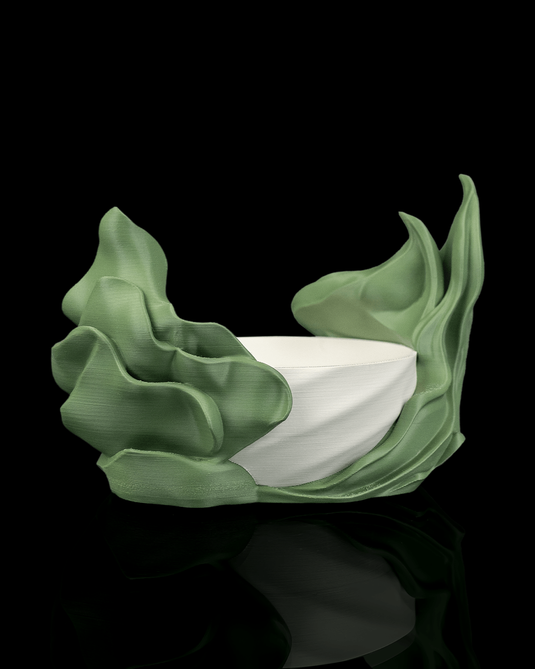 Seaweed Flow Self-Watering Planter — Sculptural Frond Planter | FDM Print