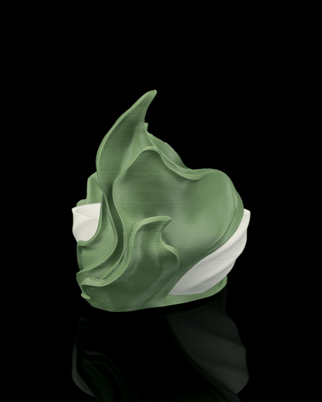 Seaweed Flow Self-Watering Planter — Sculptural Frond Planter | FDM Print