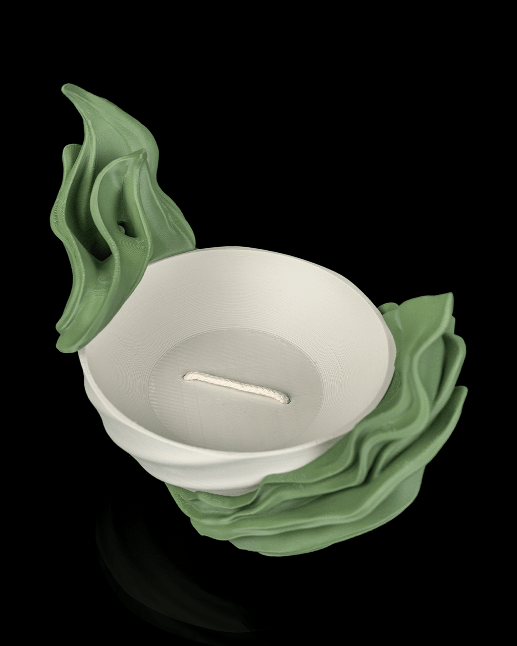 Seaweed Flow Self-Watering Planter — Sculptural Frond Planter | FDM Print