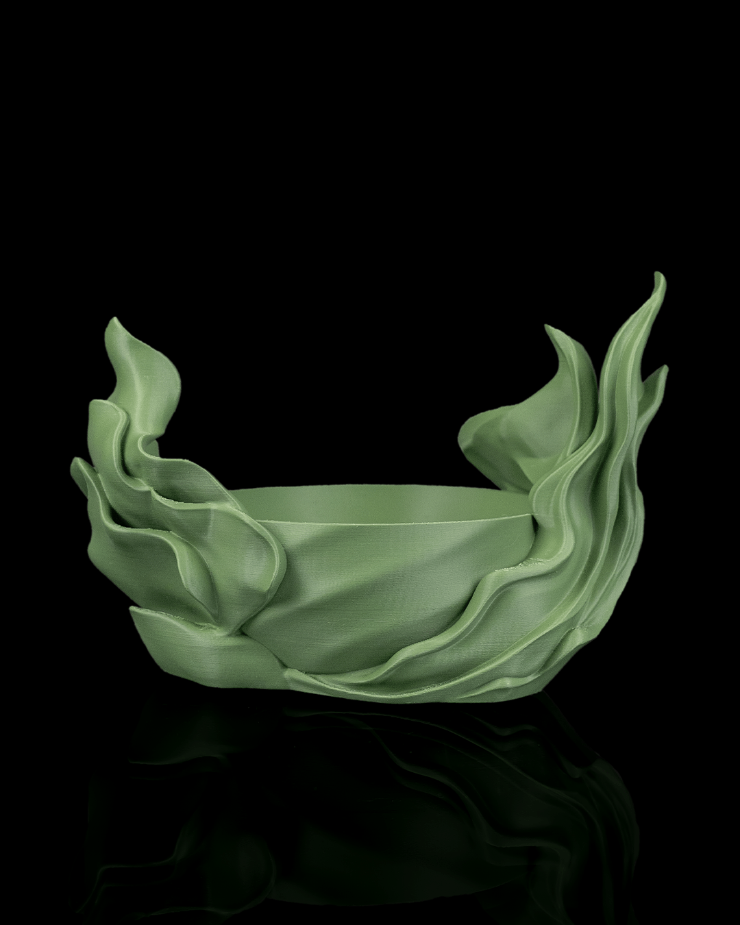Seaweed Flow Self-Watering Planter — Sculptural Frond Planter | FDM Print