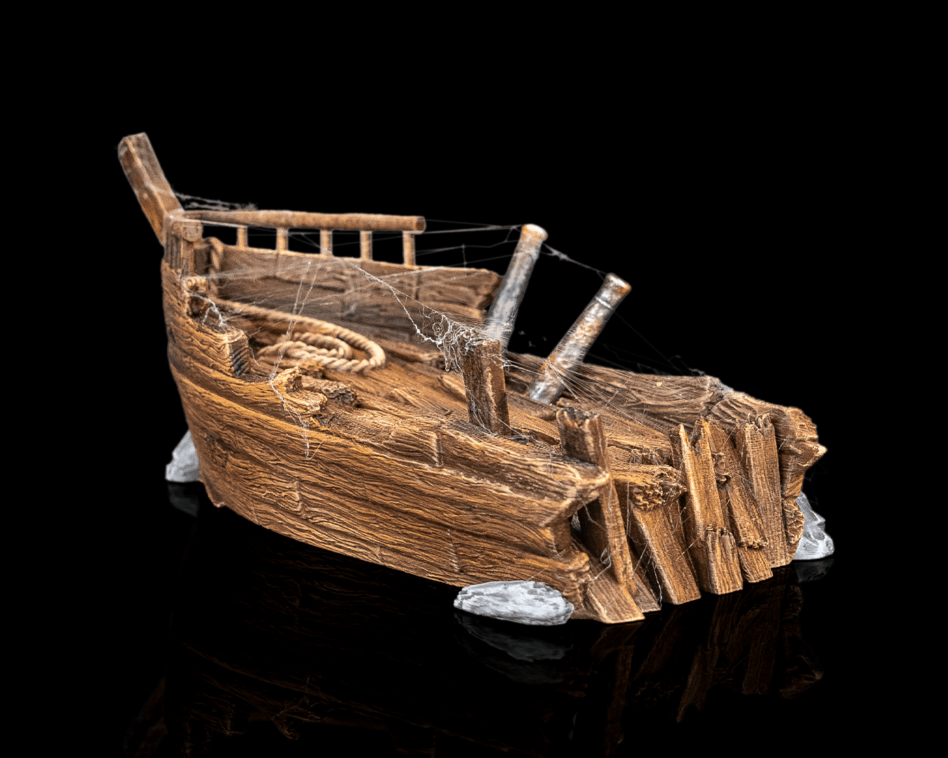 Shattered Galleon — Terrain | FDM Print | Scatter Terrain