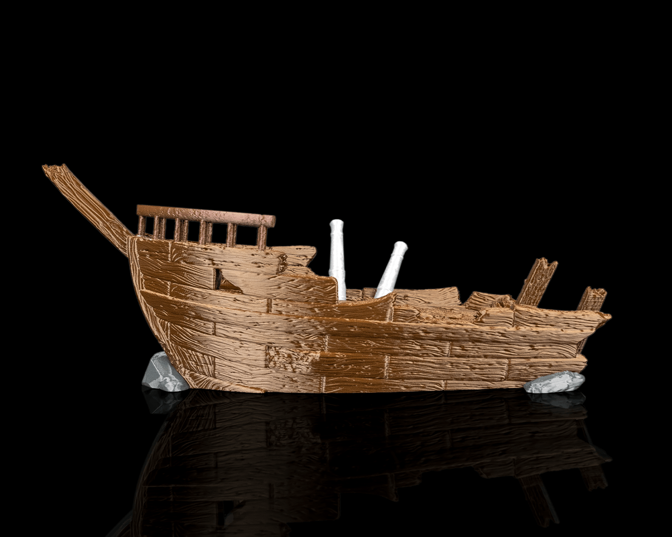 Shattered Galleon — Terrain | FDM Print | Scatter Terrain