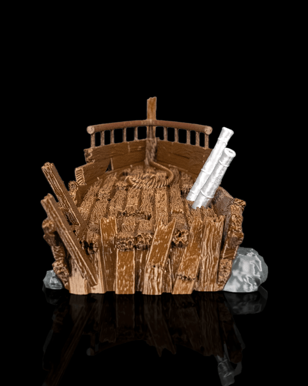 Shattered Galleon — Terrain | FDM Print | Scatter Terrain