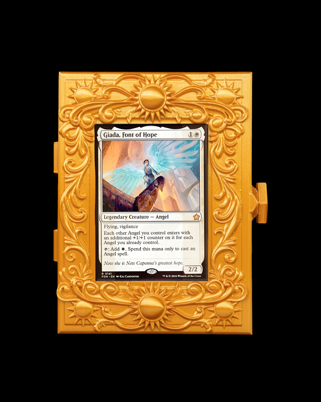 Solar Court — Commander Deck Box | FDM Print | Functional Art