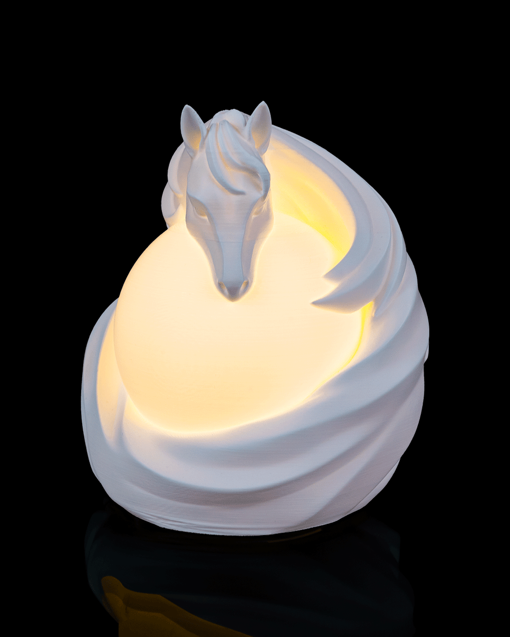 Horse Sphere Table Lamp - LED Tea Light Included