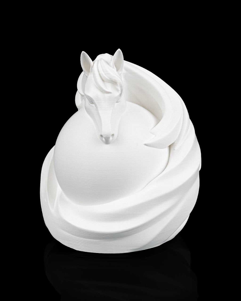 Horse Sphere Table Lamp - LED Tea Light Included