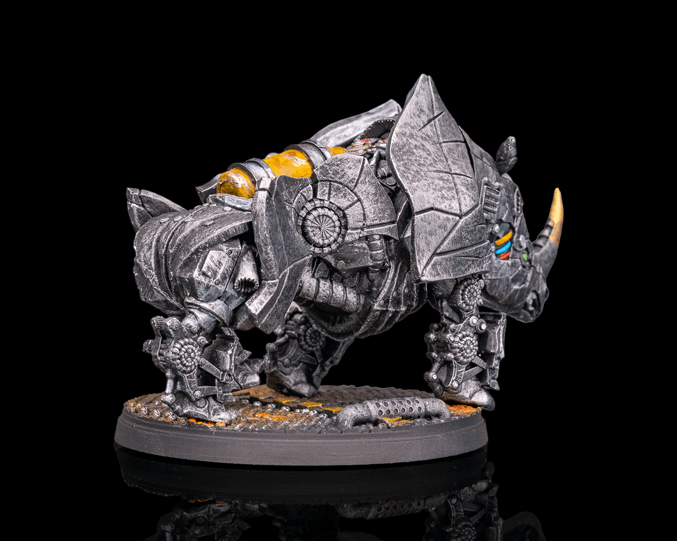 Steam Rhinodrome — Creature | 32mm Scale | Resin Print | Ready to Paint