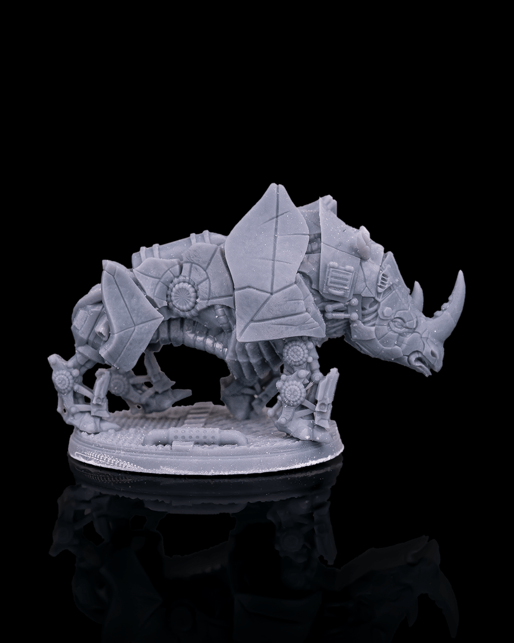 Steam Rhinodrome — Creature | 32mm Scale | Resin Print | Ready to Paint