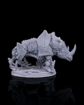 Steam Rhinodrome — Creature | 32mm Scale | Resin Print | Ready to Paint
