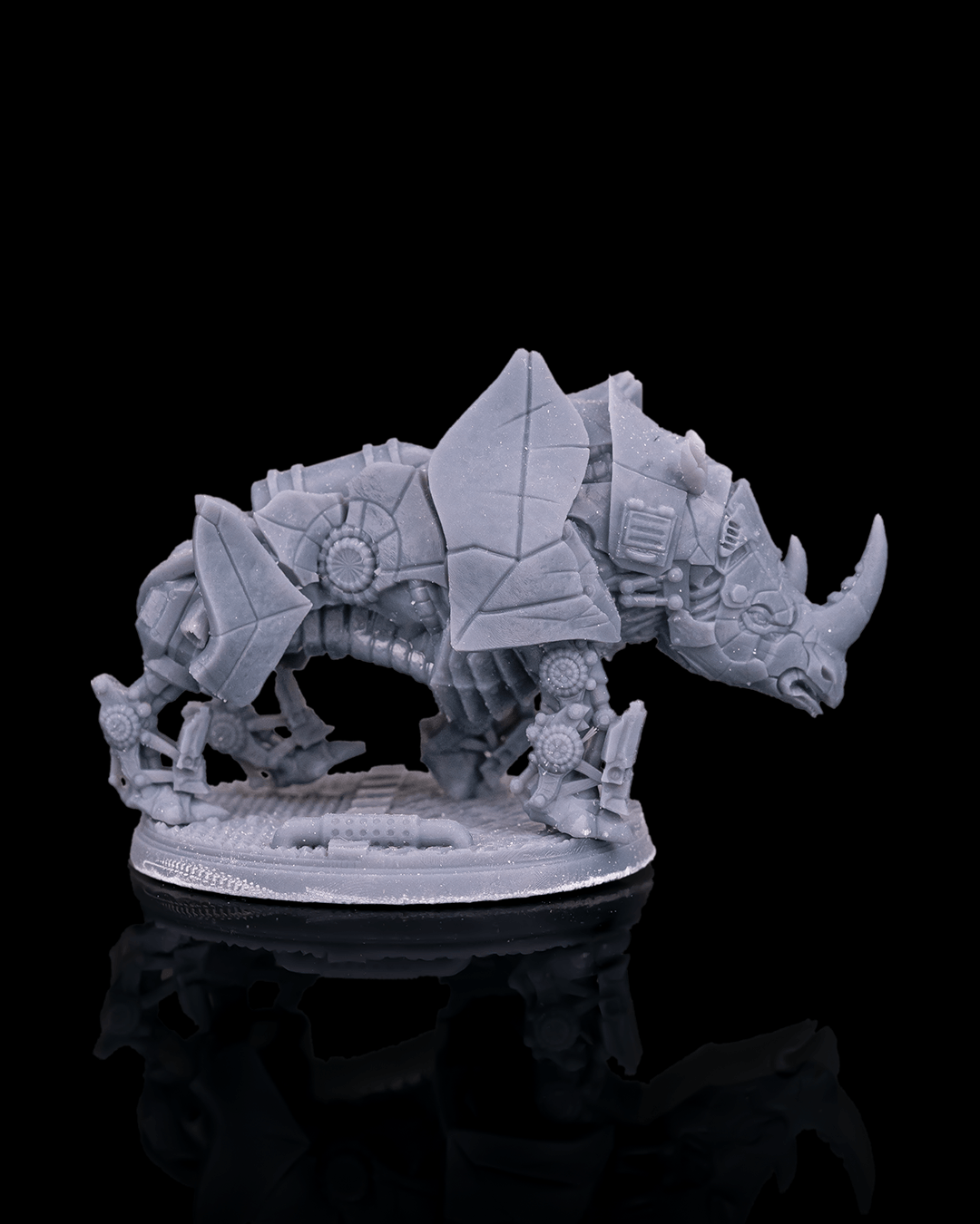 Steam Rhinodrome — Creature | 32mm Scale | Resin Print | Ready to Paint