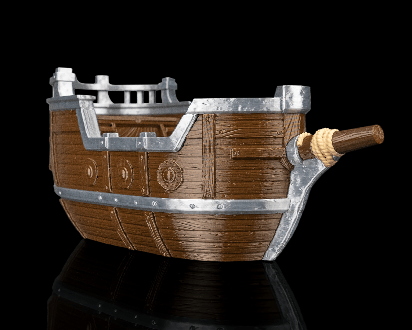 The Sea Raven — Terrain | FDM Print | Pirate Ship Centerpiece