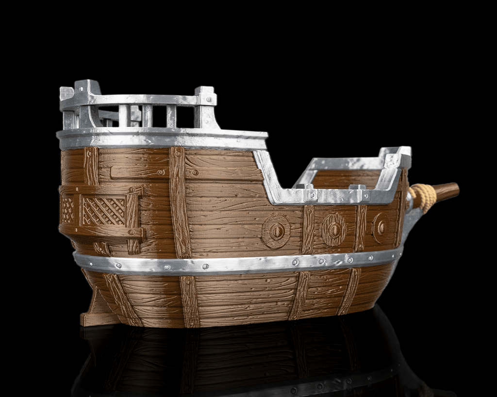 The Sea Raven — Terrain | FDM Print | Pirate Ship Centerpiece