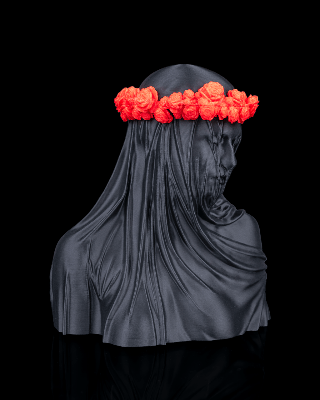 Veil of Silence — Statue | FDM Print | Functional Art