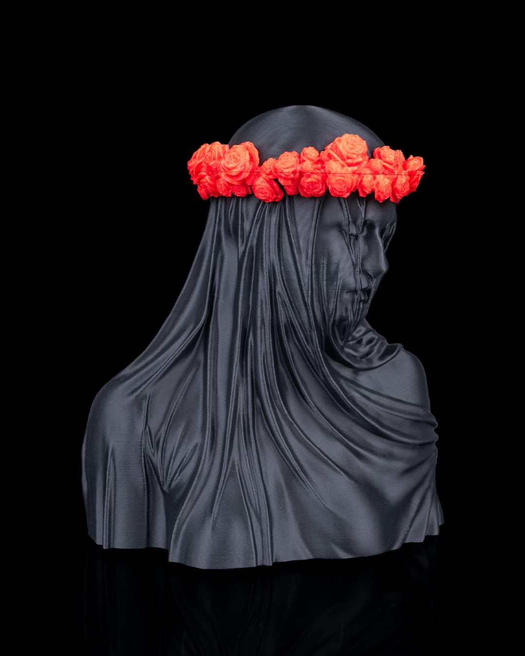 Veil of Silence — Statue | FDM Print | Functional Art