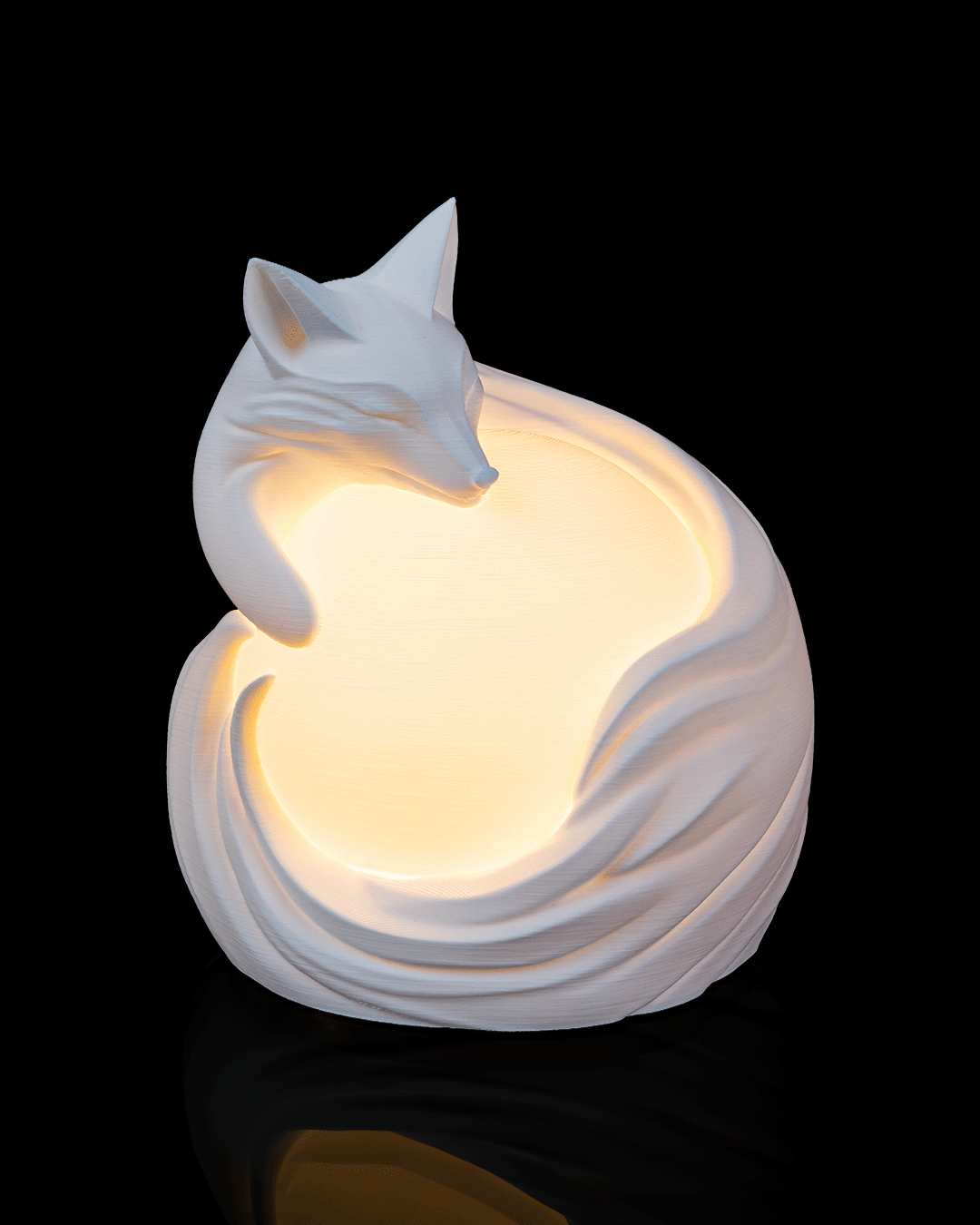 Fox Sphere Table Lamp - LED Tea Light Included