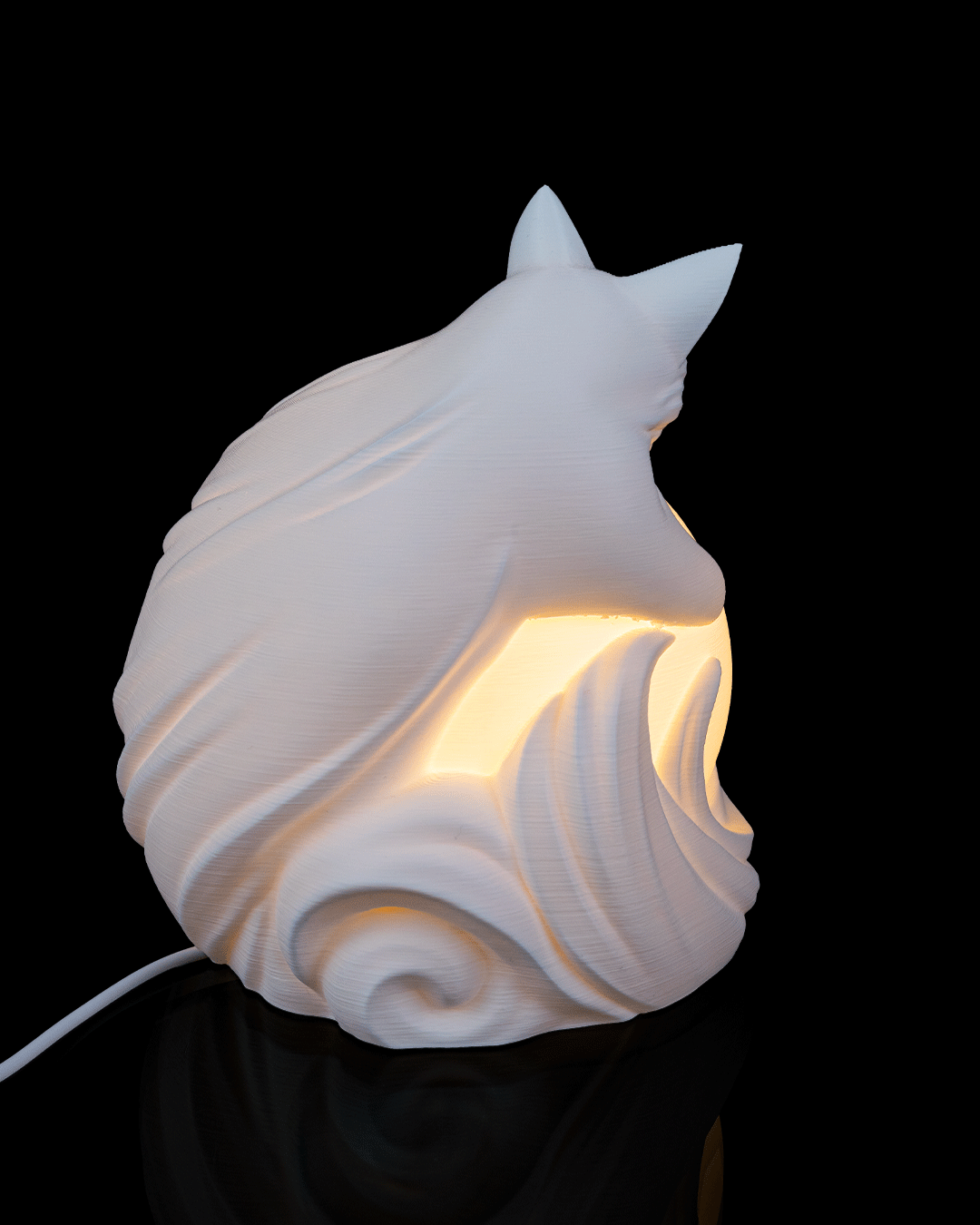 Fox Sphere Table Lamp - LED Tea Light Included