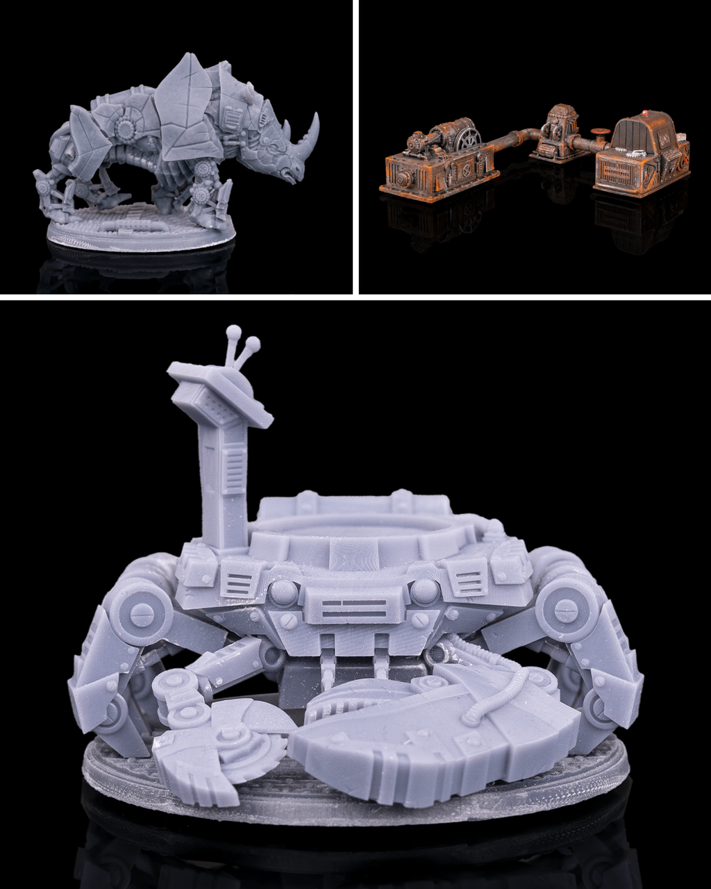 Ironworks of Aurumdell — Complete Collection | 32mm Resin Print | Ready to Paint