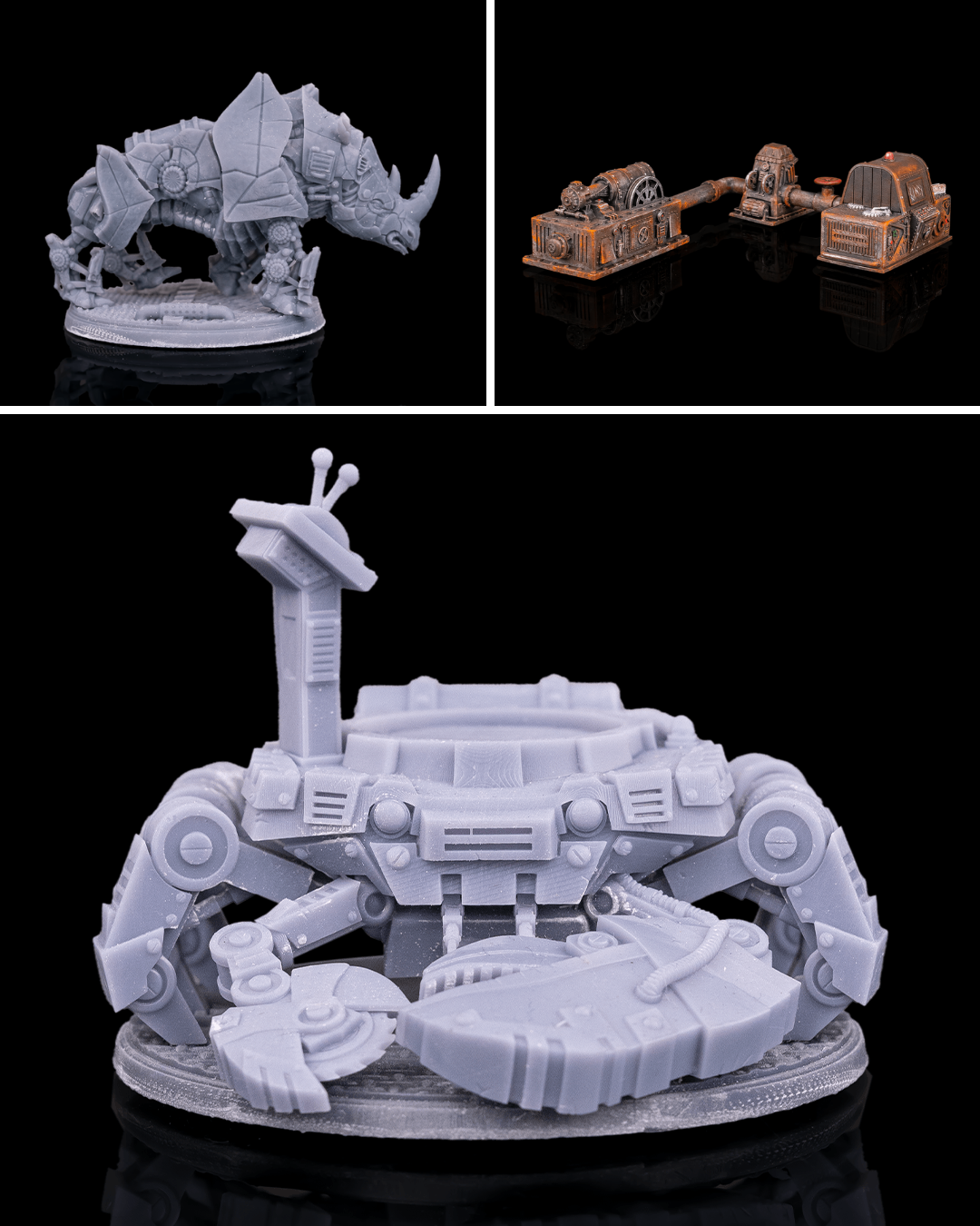 Ironworks of Aurumdell — Complete Collection | 32mm Resin Print | Ready to Paint