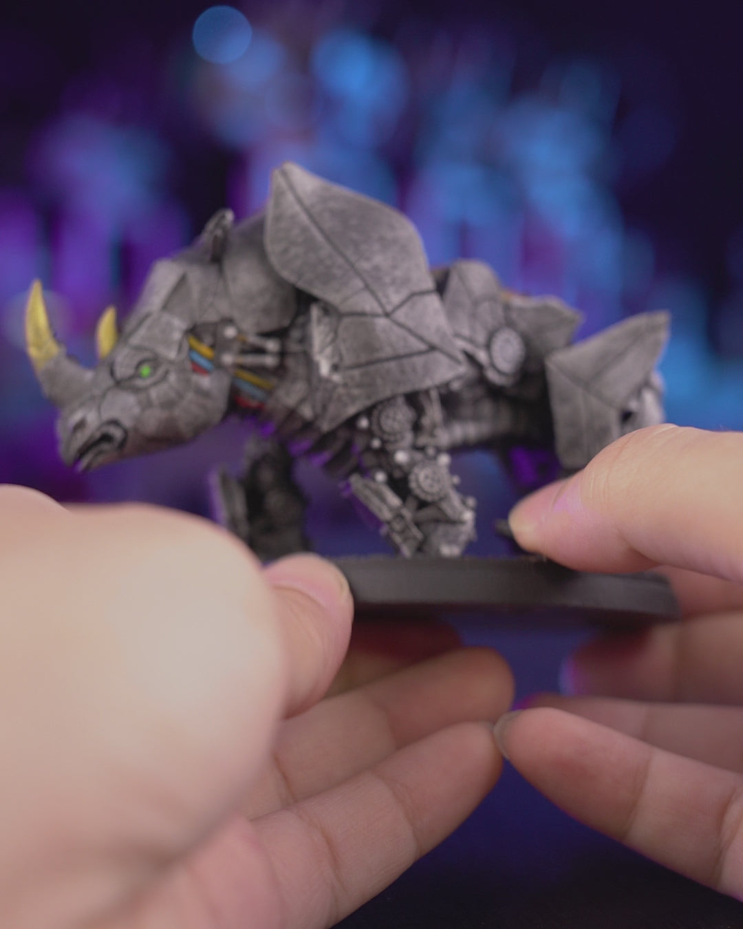 Steam Rhinodrome — Creature | 32mm Scale | Resin Print | Ready to Paint