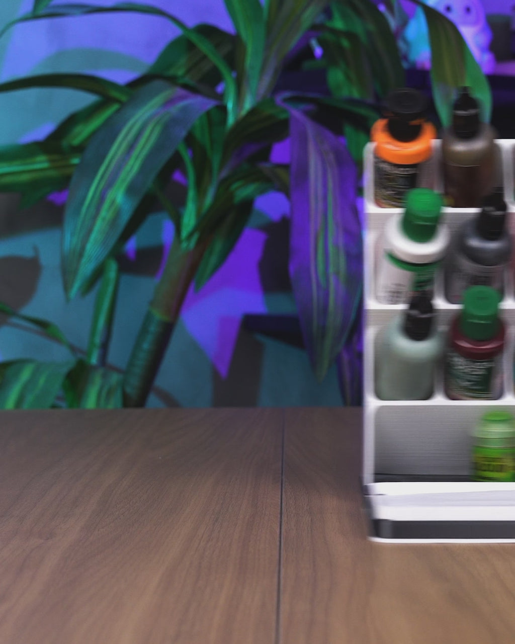 Mini Painter's Station Desk Organizer — Desk Accessories | FDM Print