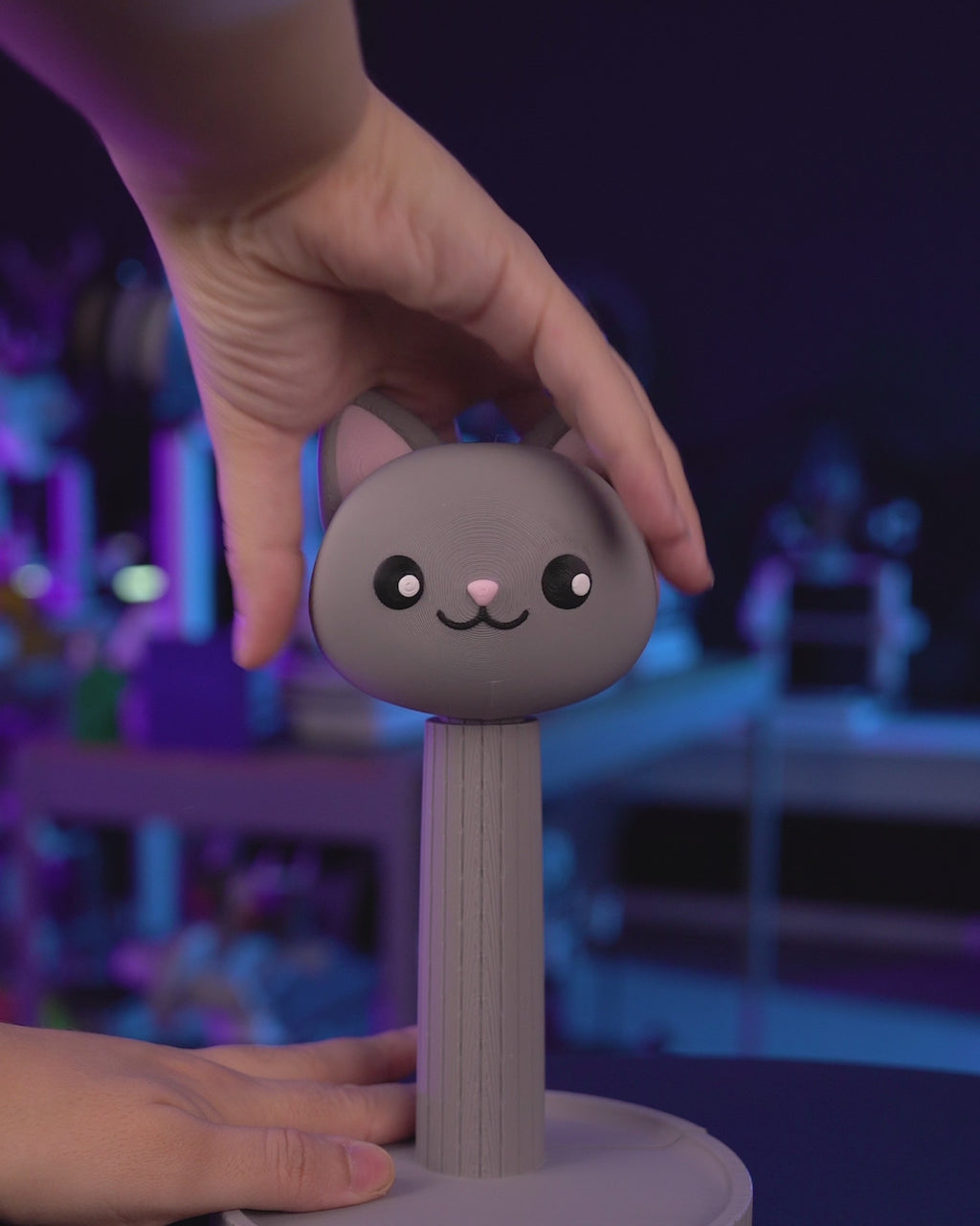 Whiskers — Headset Holder | FDM Print | Functional Art