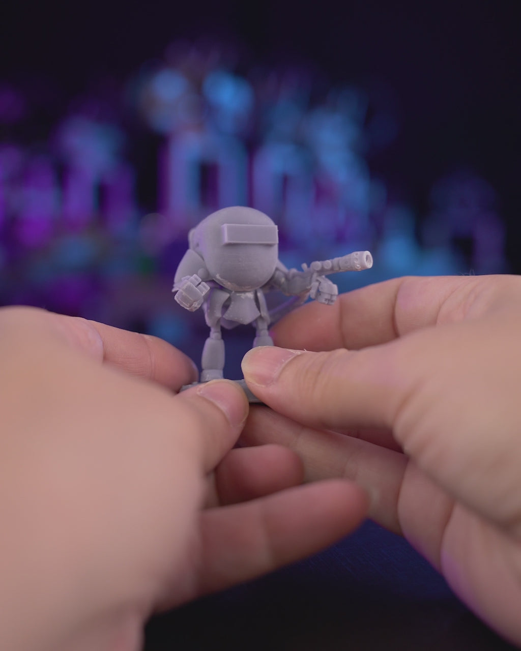 Welder Drone — Tabletop Miniature | 32mm Resin Print | Ready to Paint