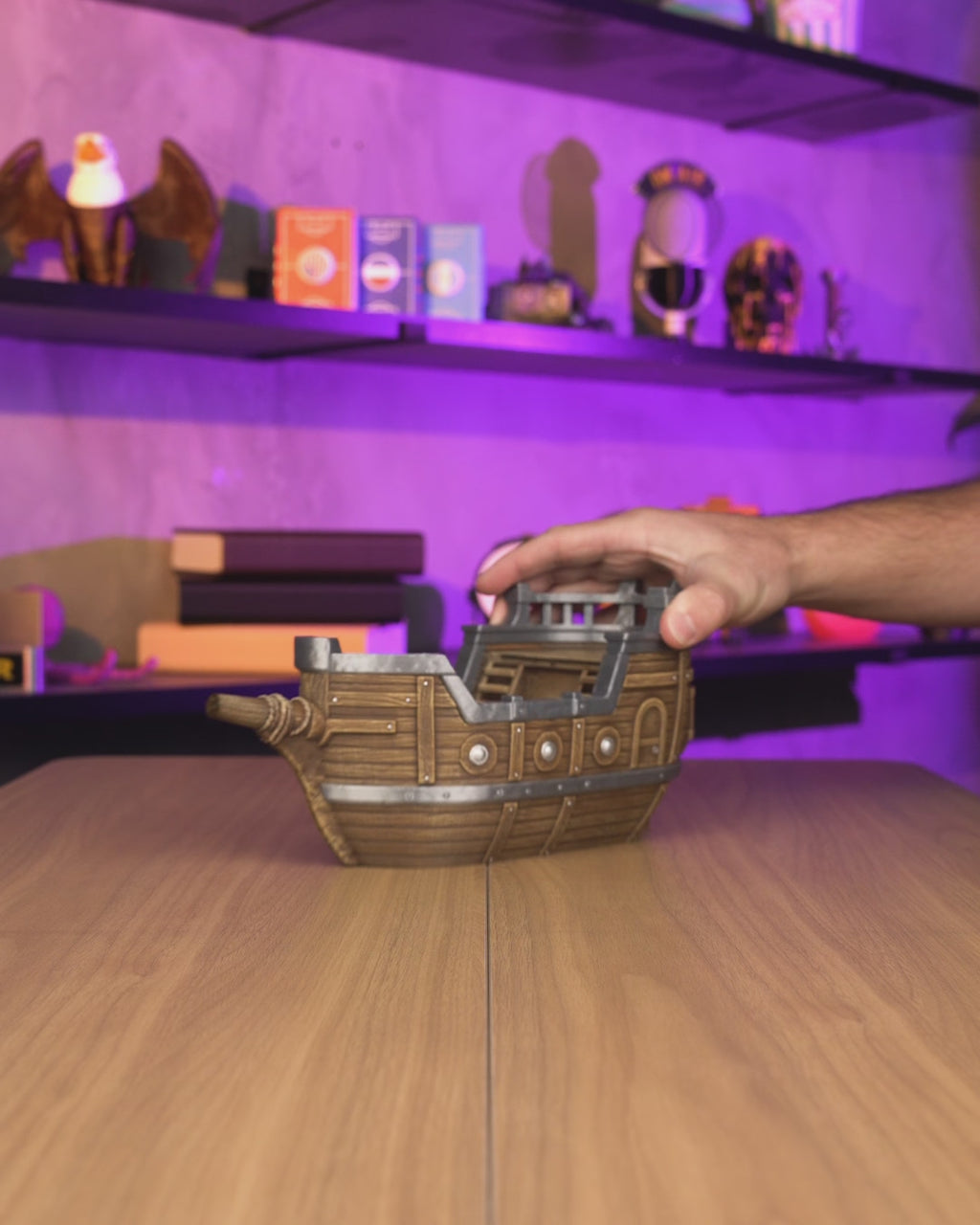 The Sea Raven — Terrain | FDM Print | Pirate Ship Centerpiece