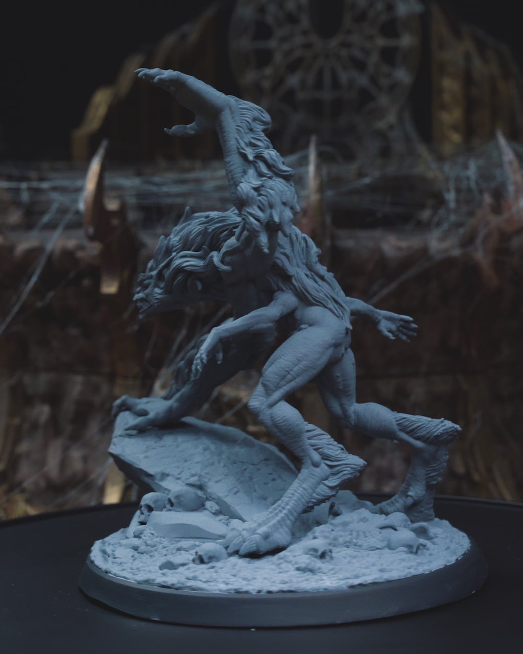 The Demongloth — Hell-Queen's Crossbreed | 32mm Resin Print | Ready to Paint