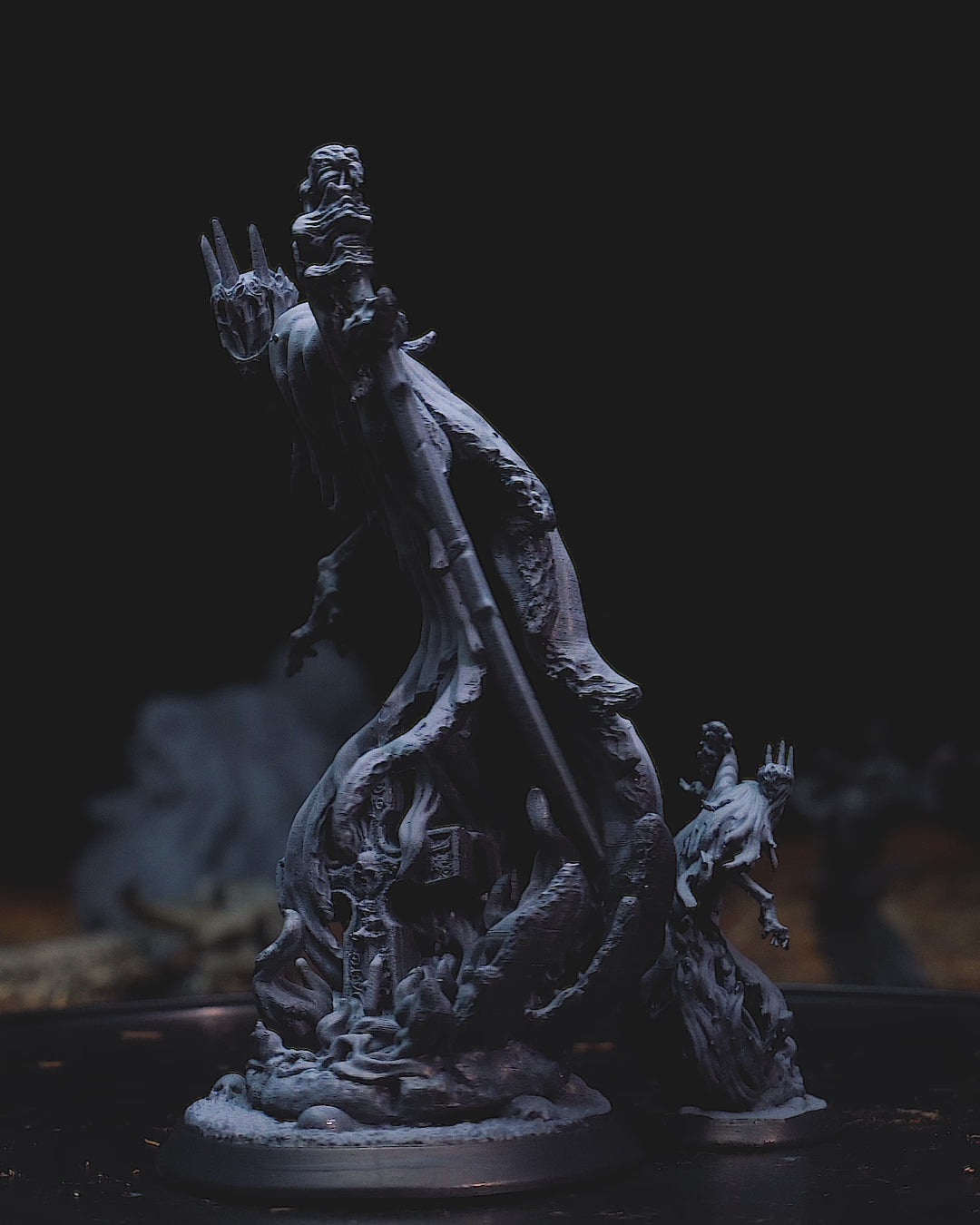Ghost of Mortamath — Risen Soul Miniature | 32mm Resin Print | Ready to Paint